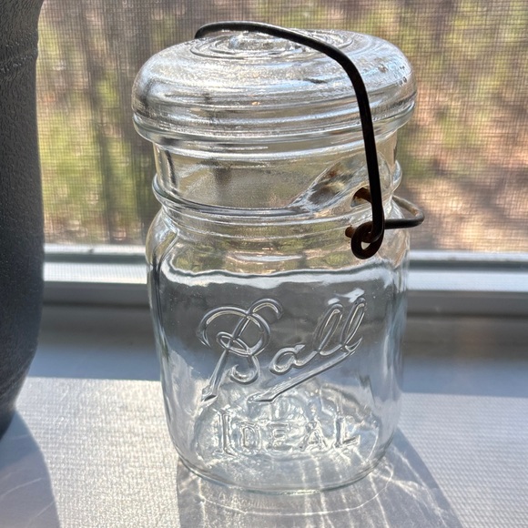 Ball Ideal Other - Vintage Ball Ideal Wire Seal Clear Glass Made in USA 🇺🇸